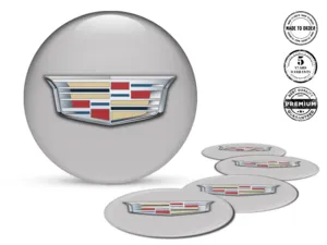 Cadillac Adesivo Silicone Logo Decalcomania Ruota Lusso X